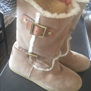 Authentic Tory Burch Shearling Boots